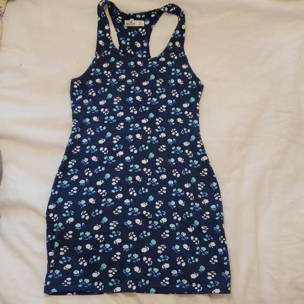 Hollister Flower Patterned Tight Dress